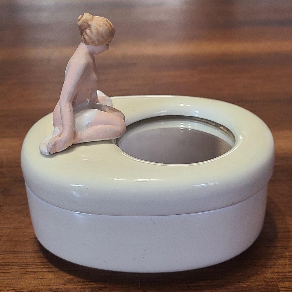 Risque Vintage Trinket Box